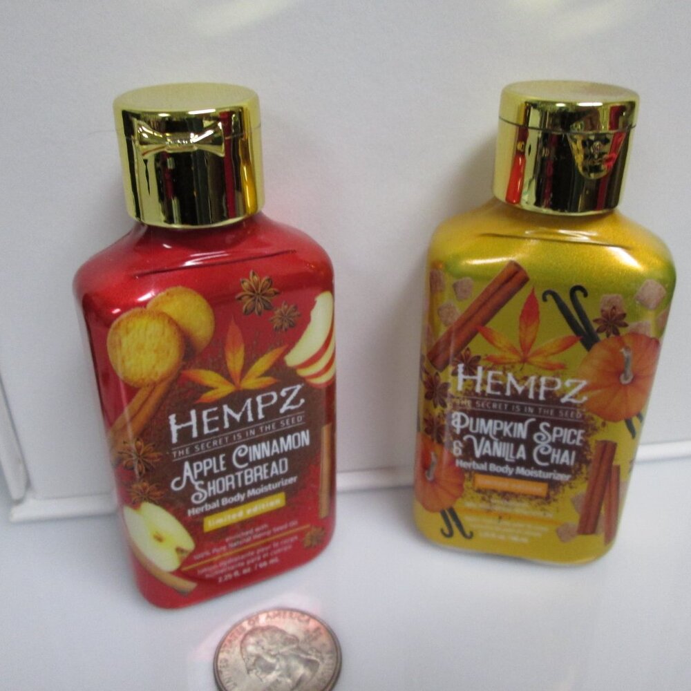 Hempz Travel size Lotions Apple & Pumpkin Limited edition from 2024 Christmas - Picture 3 of 3